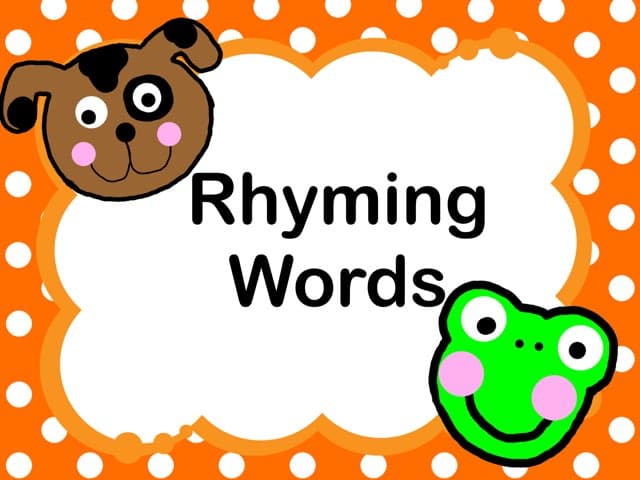 Rhyming Words 2