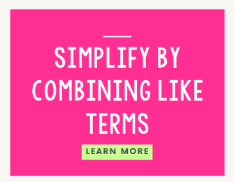 Combining Like Terms 2