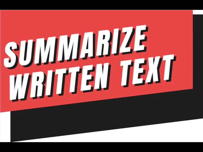 Effective Summarizing Techniques: Key Passages