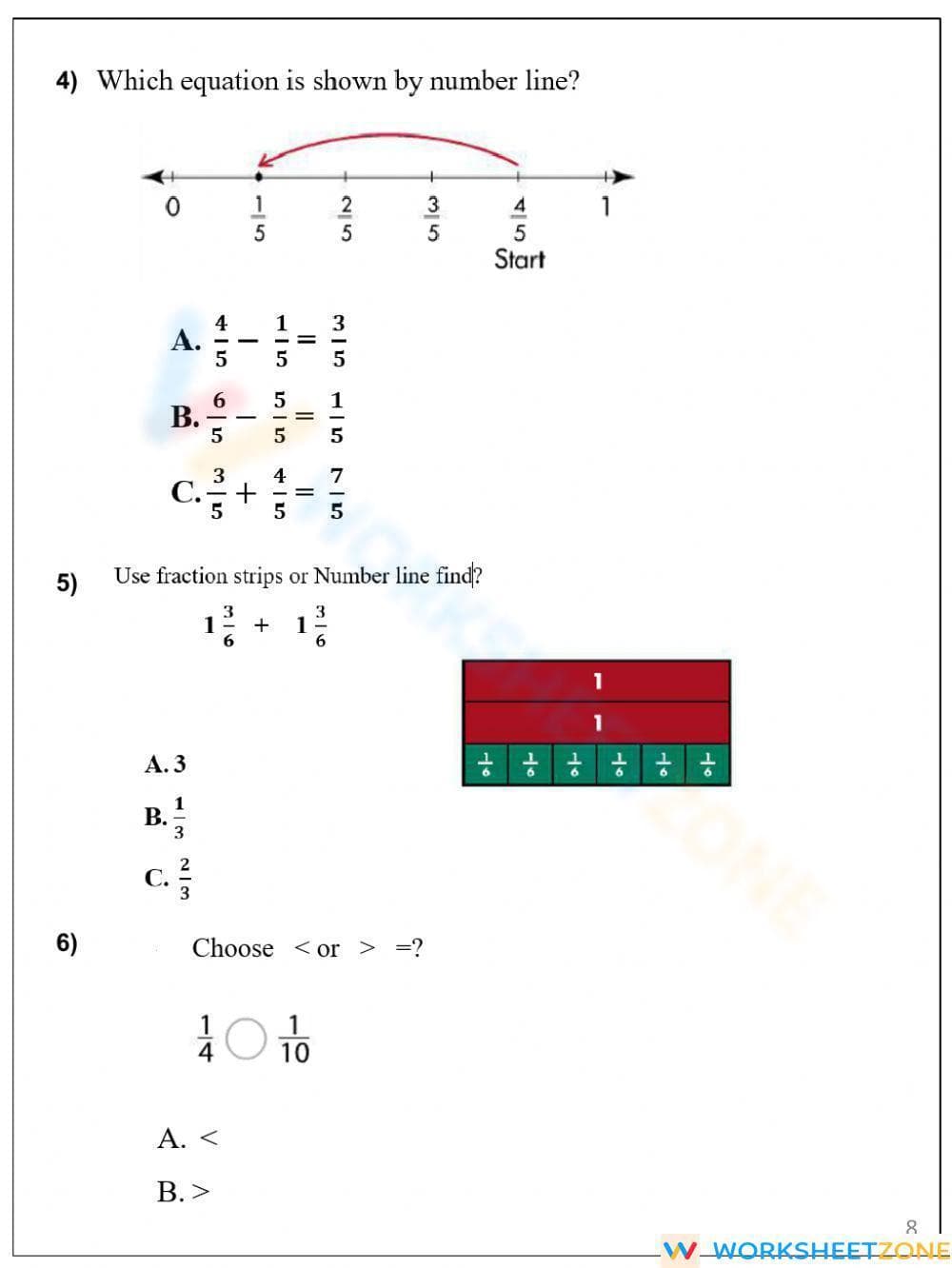 Fractions - Page 2