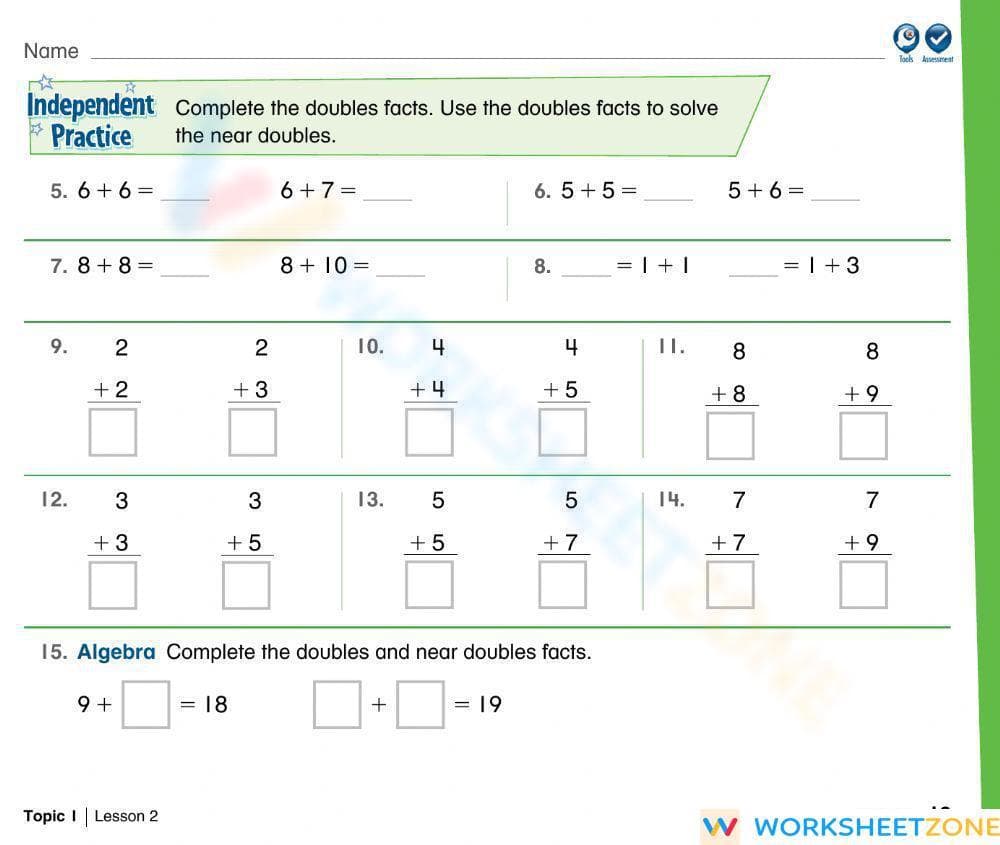 Topic 1 Lesson 2 Practice - Page 2