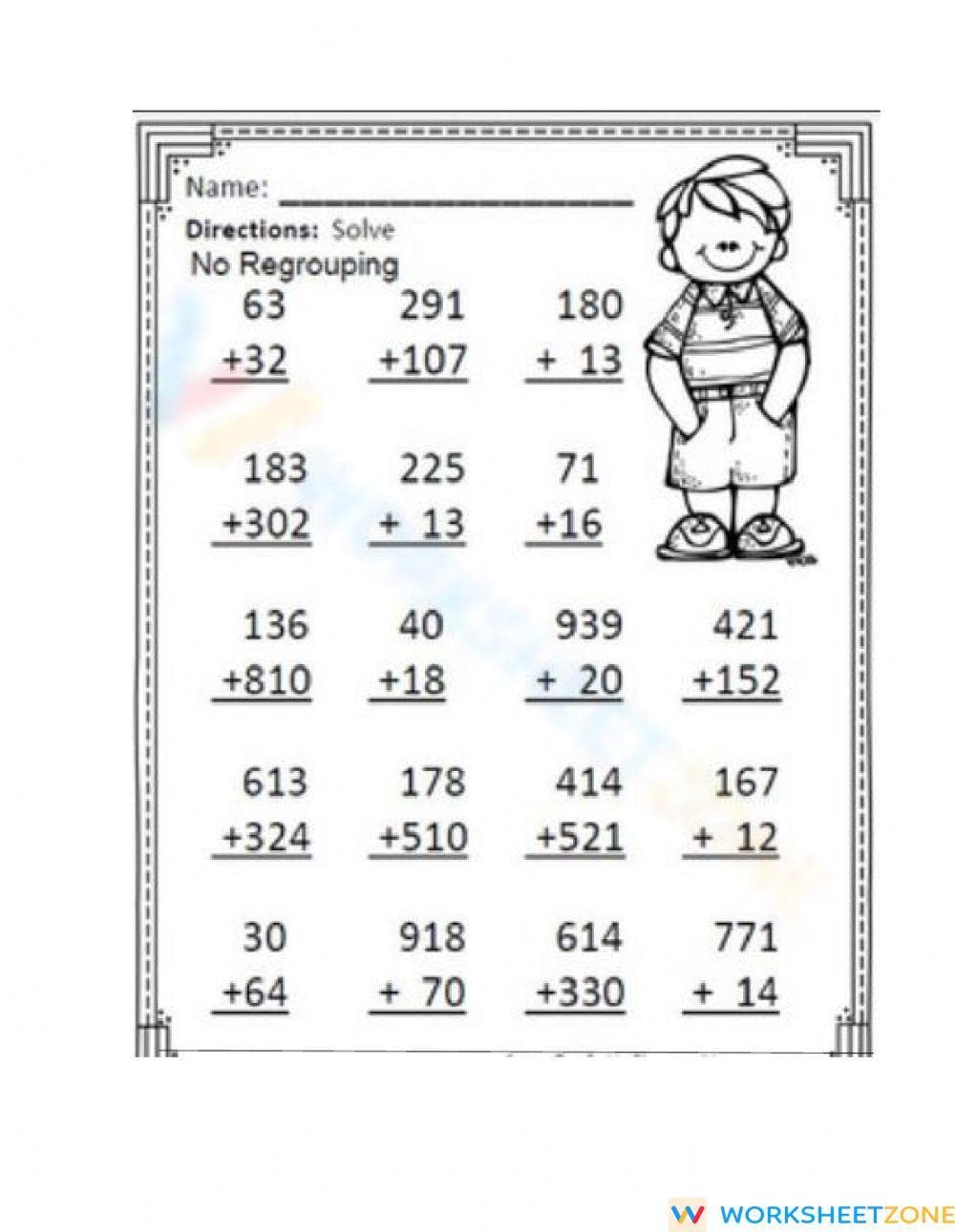 Practice Skills with This Engaging Addition Sheet - Page 1