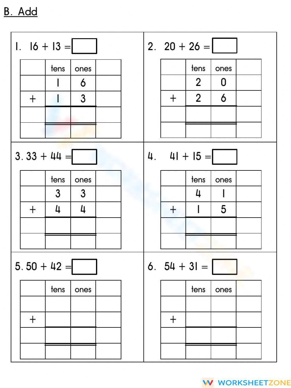 Addition within 50 and 100 - Page 2