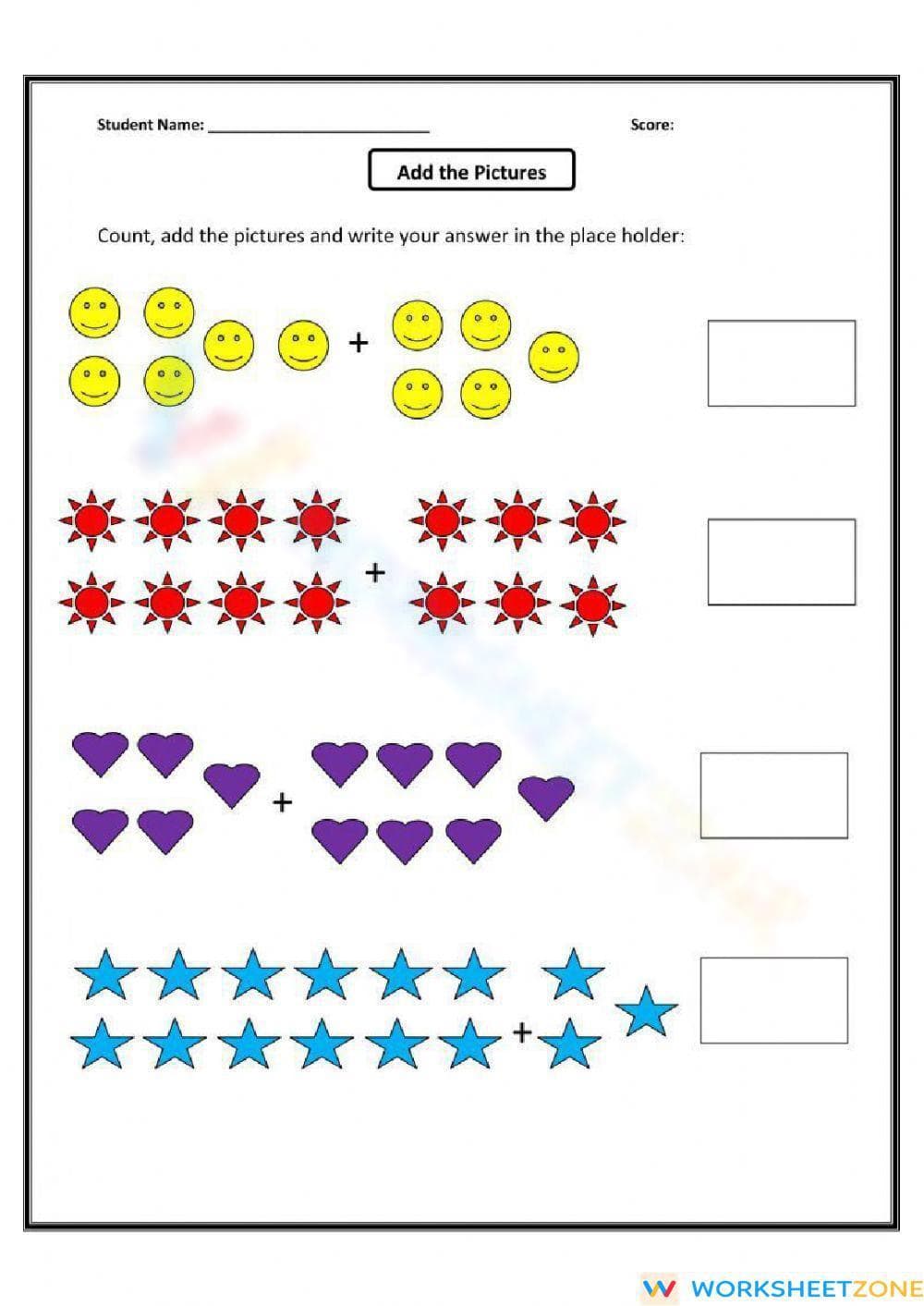 Enhance Learning with This Engaging Addition Worksheet - Page 1