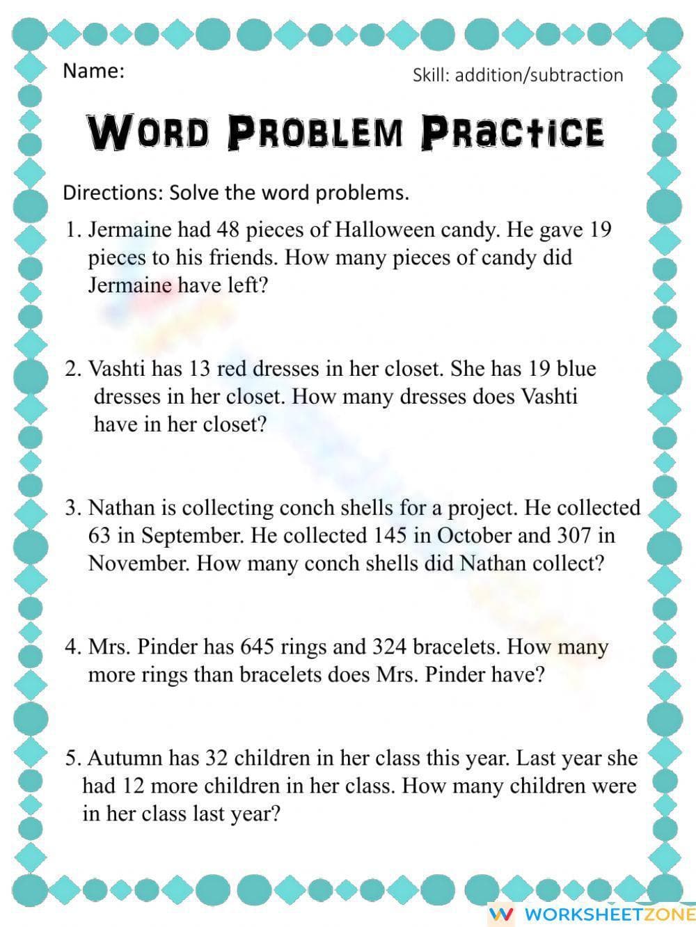Solving Math Problems - Page 1