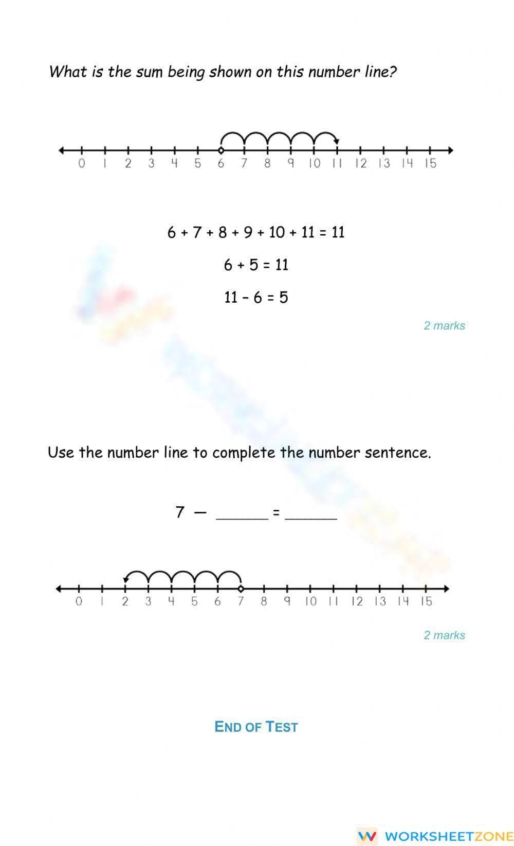 Mental Mathematics Test - Page 2