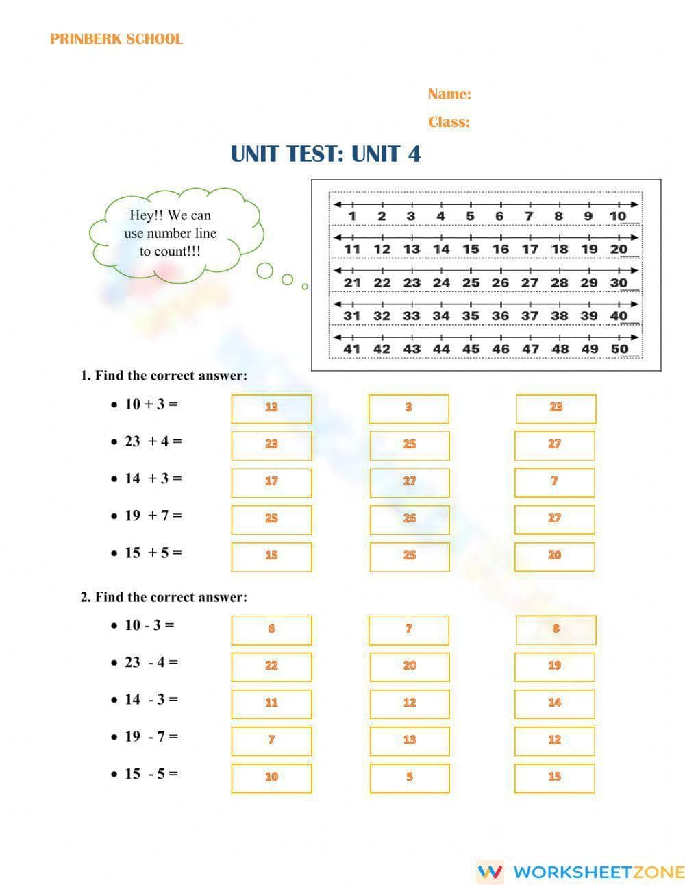 Test Unit 4 - Page 1