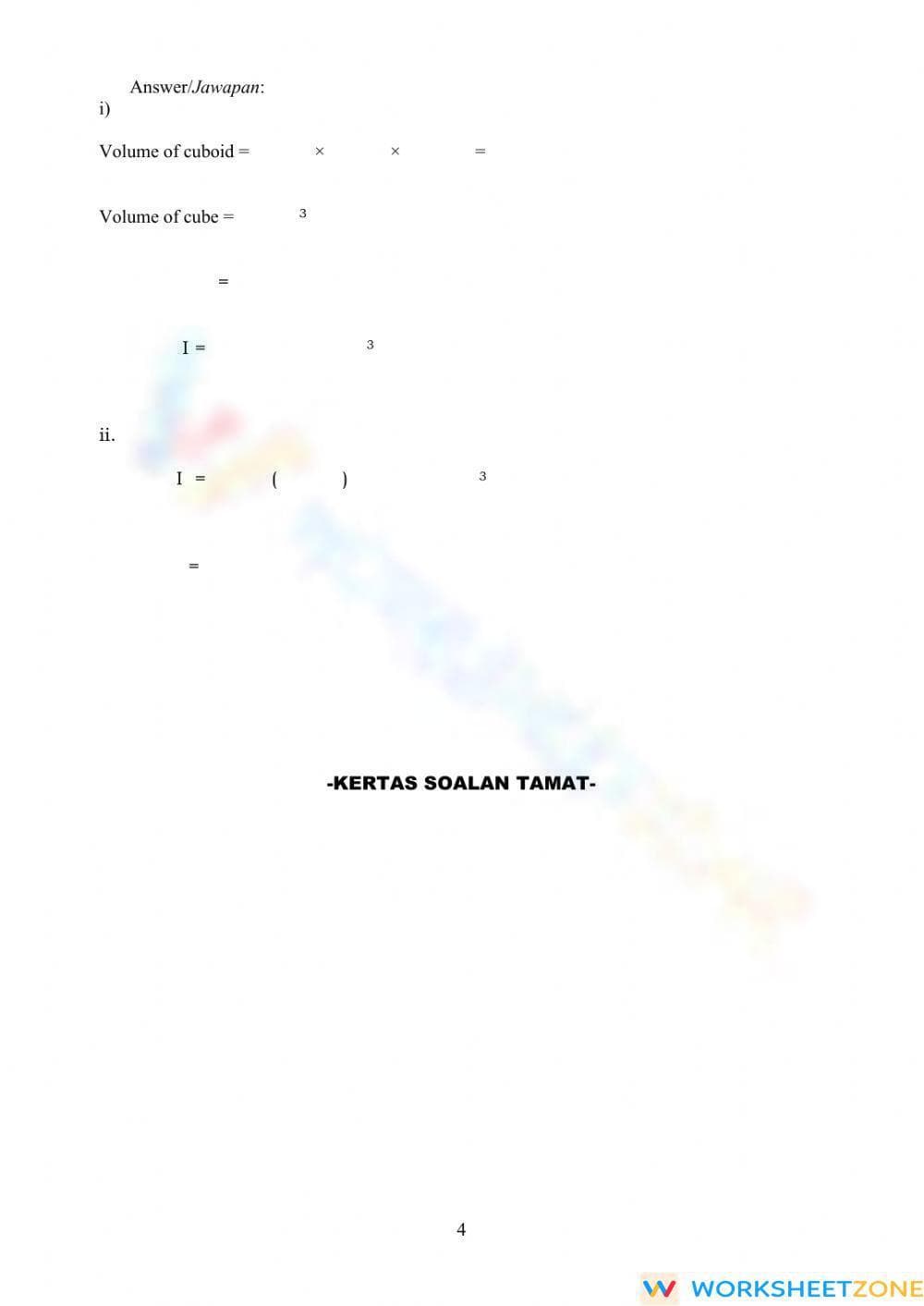 Math Revision 2F Section C Worksheet - Page 4