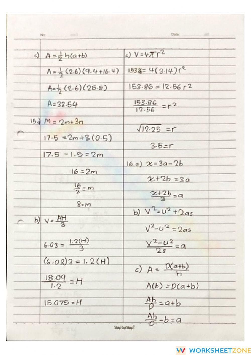 Math Practice Worksheet for Skill Improvement - Page 8