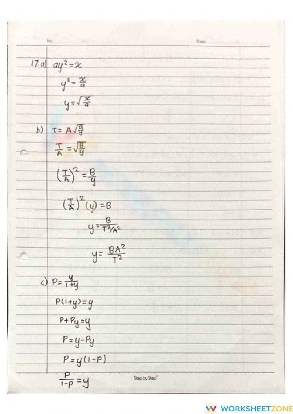 Math Practice Worksheet for Skill Improvement - Page 9
