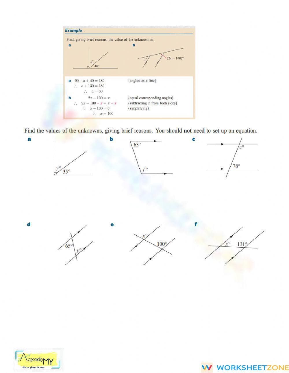 Angles Properties - Page 2