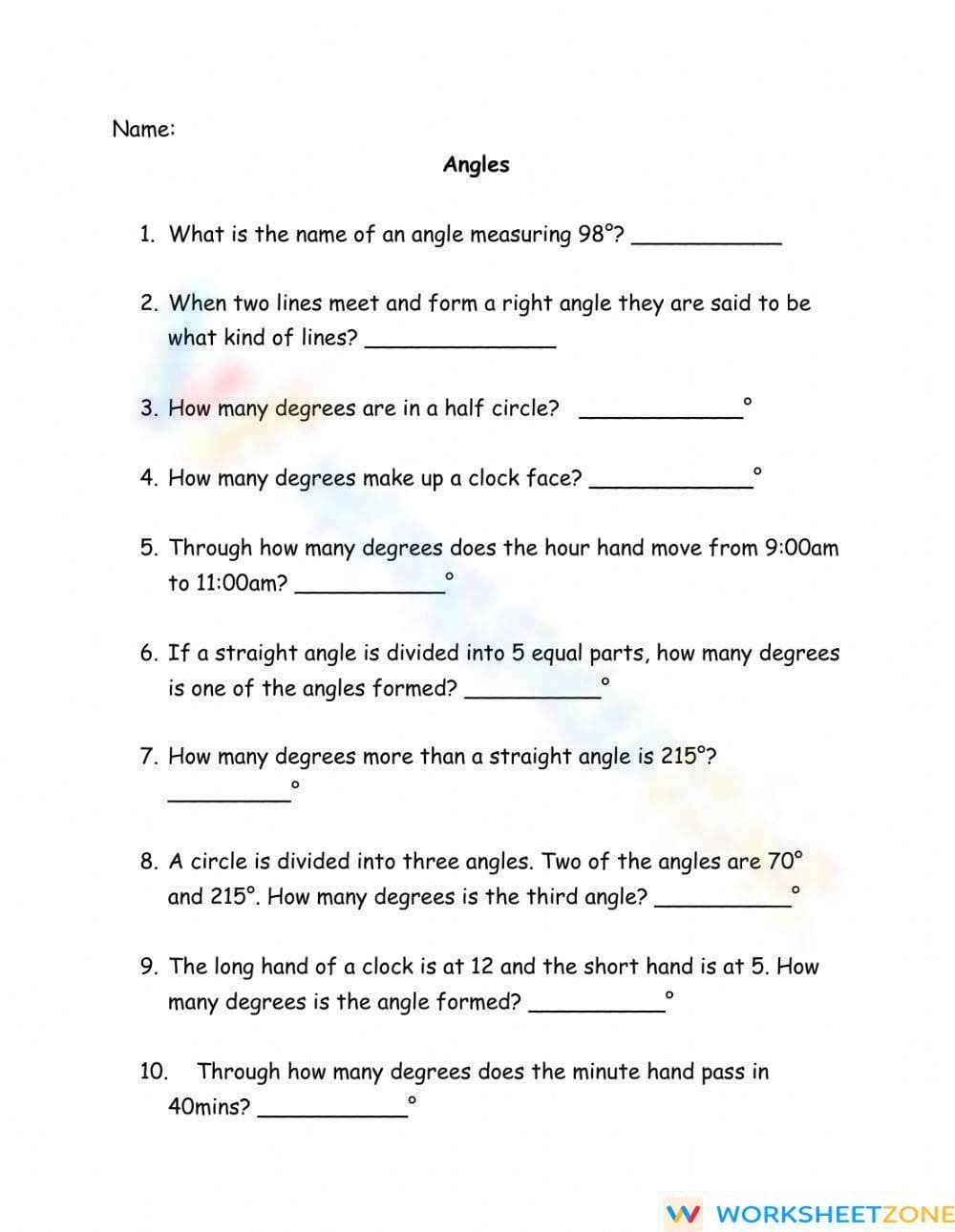 Angles - Page 1