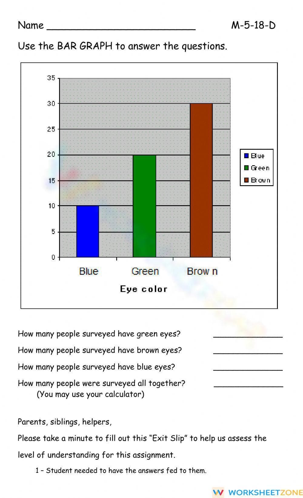 Bar graph - Page 1