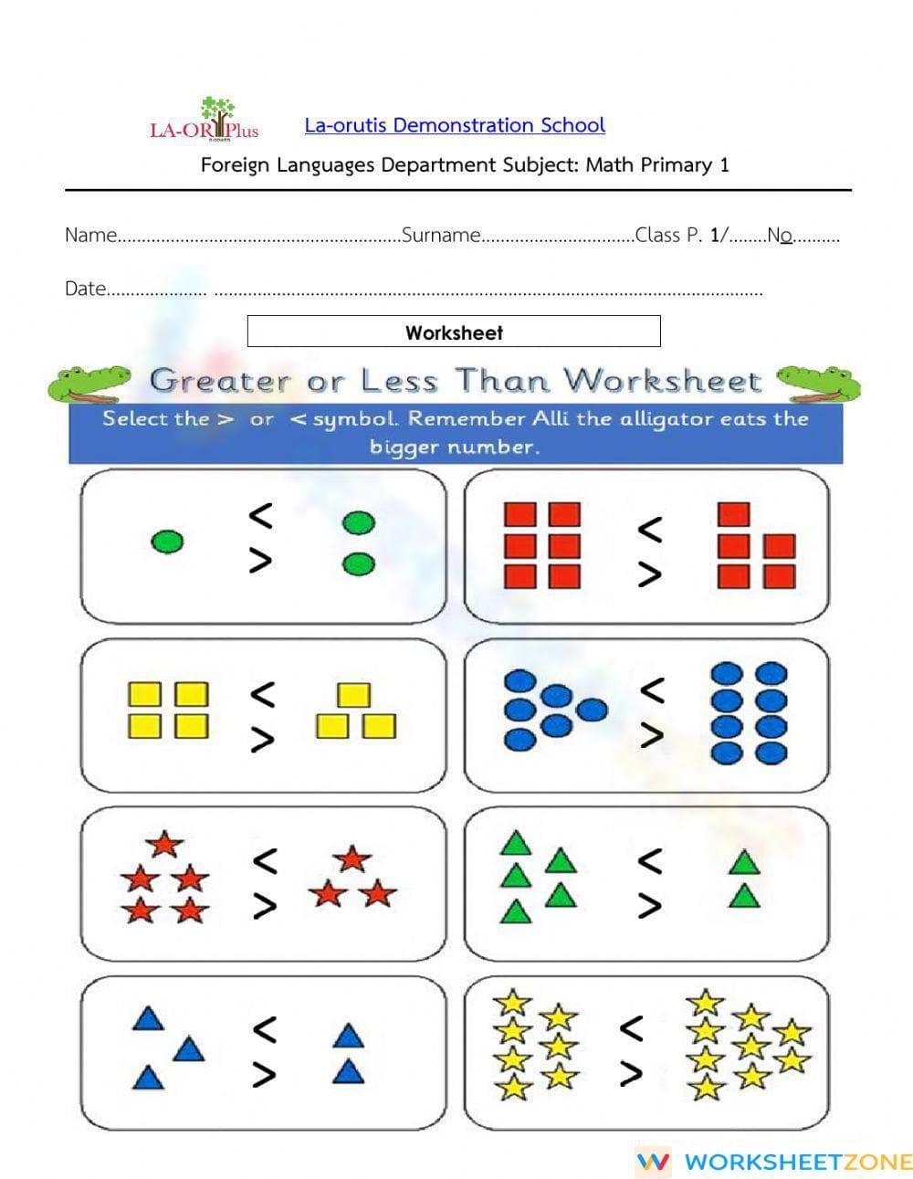 Greater Than Smaller Than - Page 1