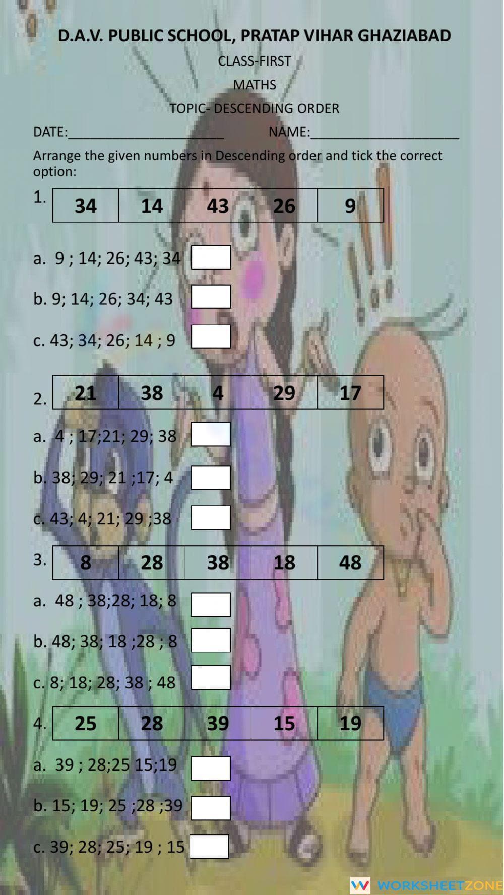 Descending order - Page 1