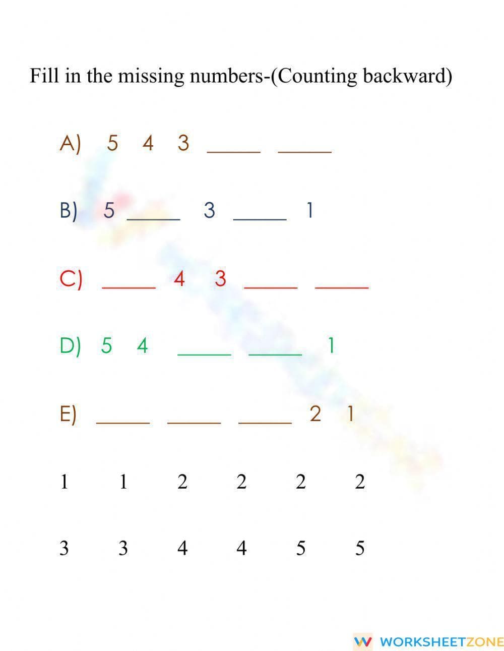 Number Order - Page 2
