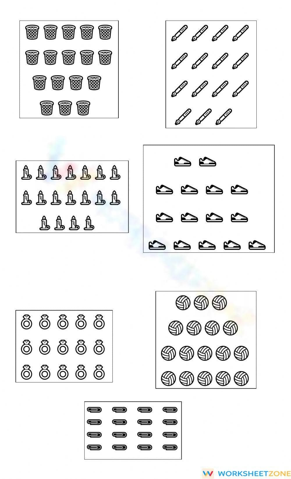 Counting to 15: Practice Counting Skills - Page 2