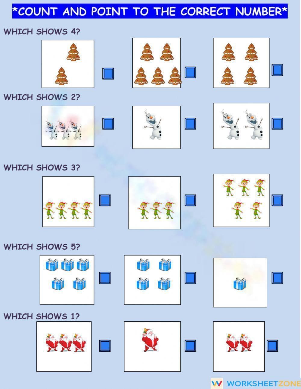 Count and Point Activity - Page 1