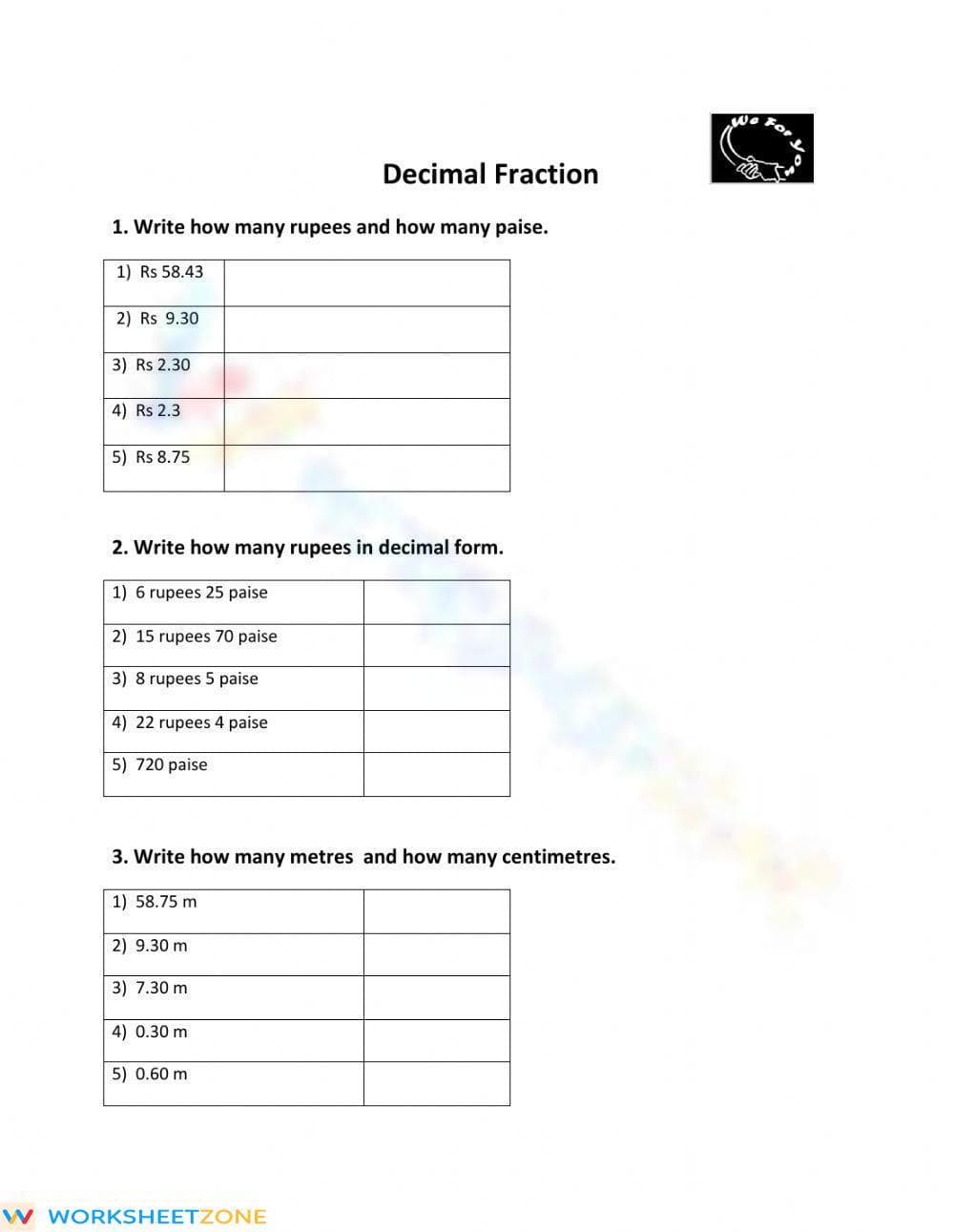 Decimal fraction - Page 1