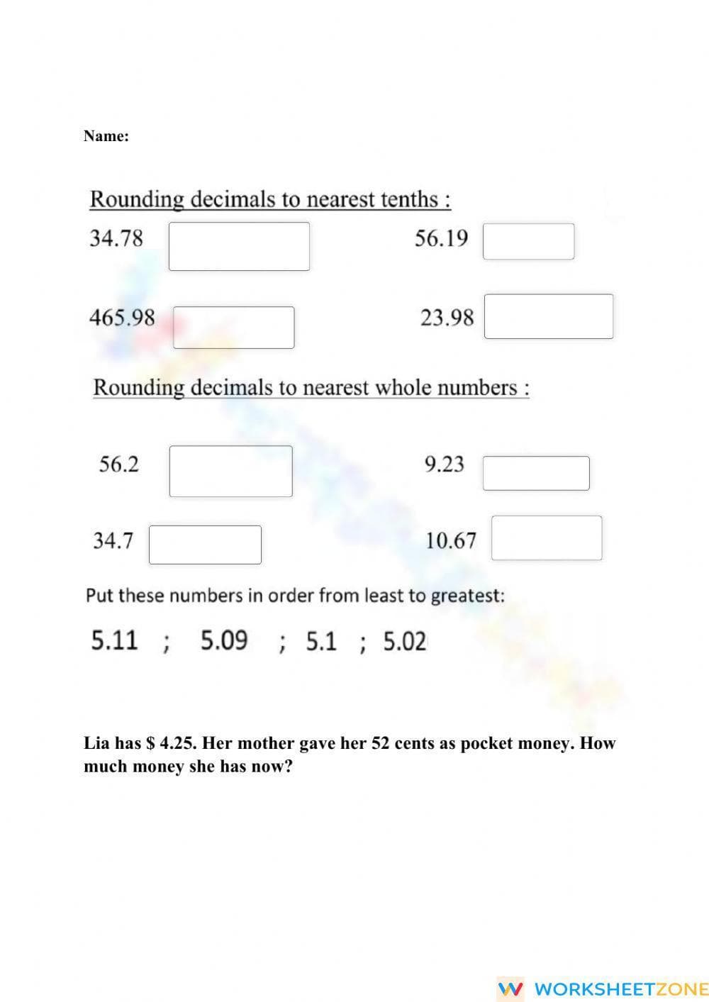 Math - Page 1