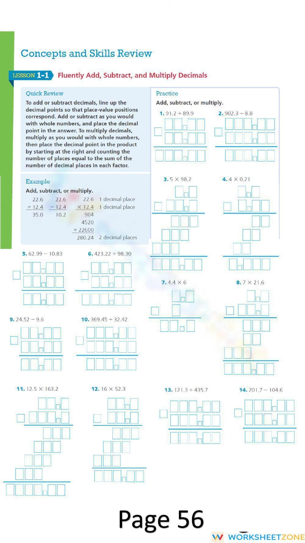 Review Lesson 1-1 - Page 2