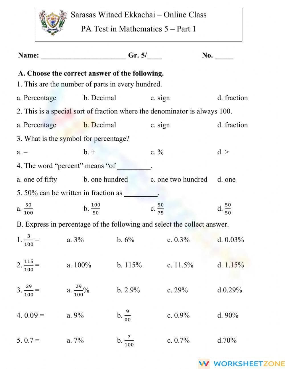 Fraction - Page 1