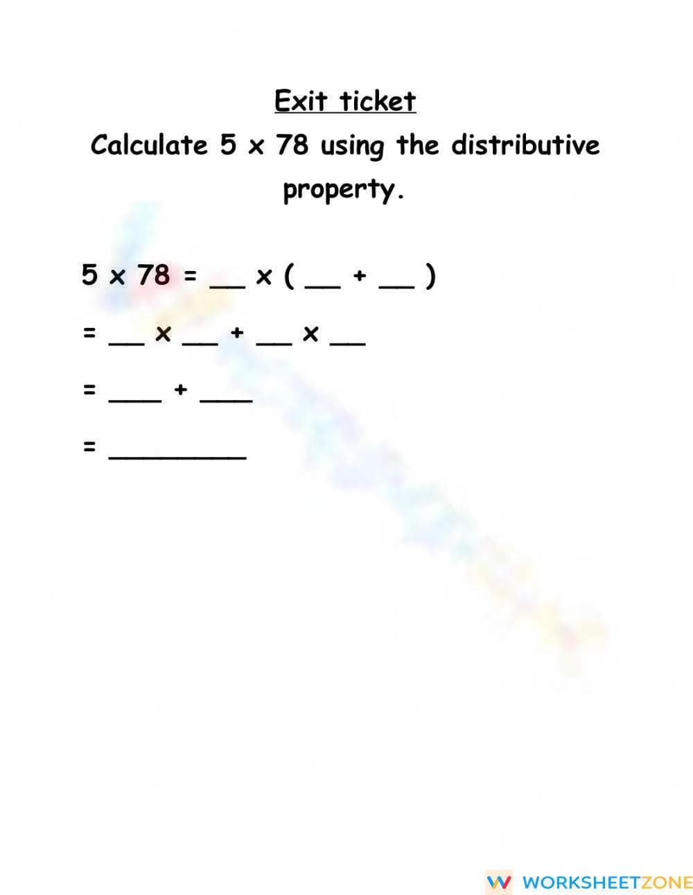 Distributive property - Page 1