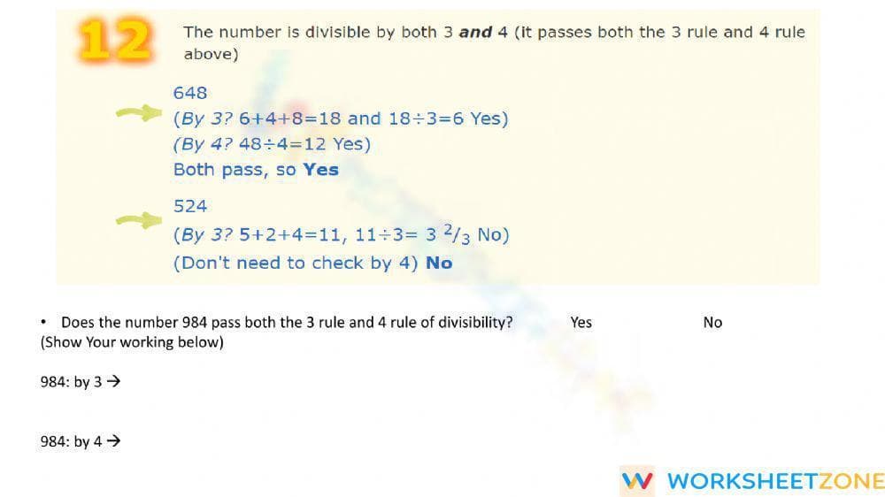 Divisibility Rules - Page 8