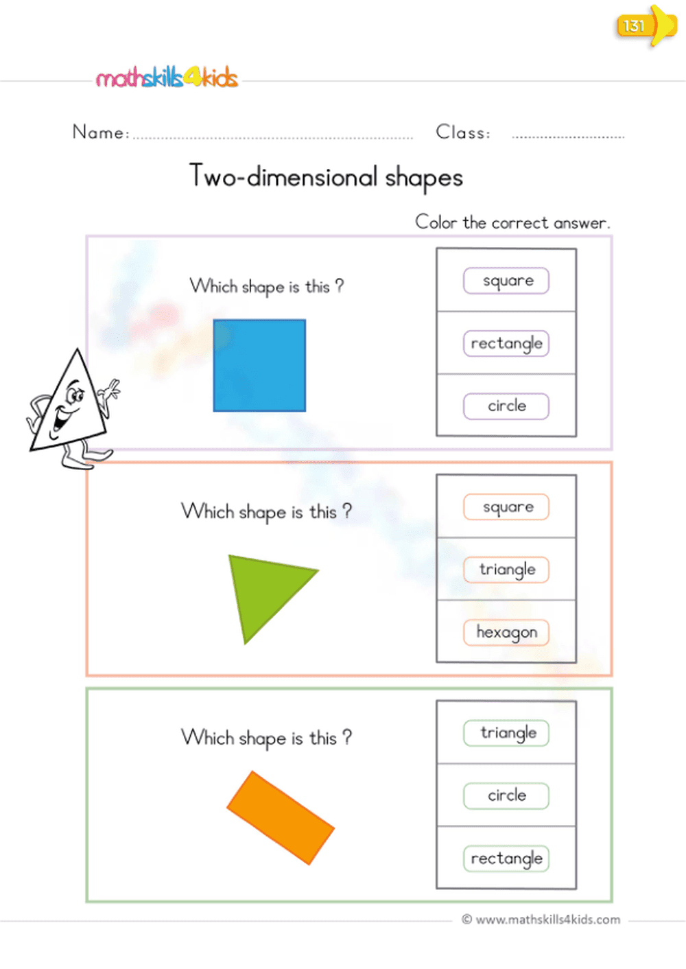 Two-dimensional shapes - Page 1
