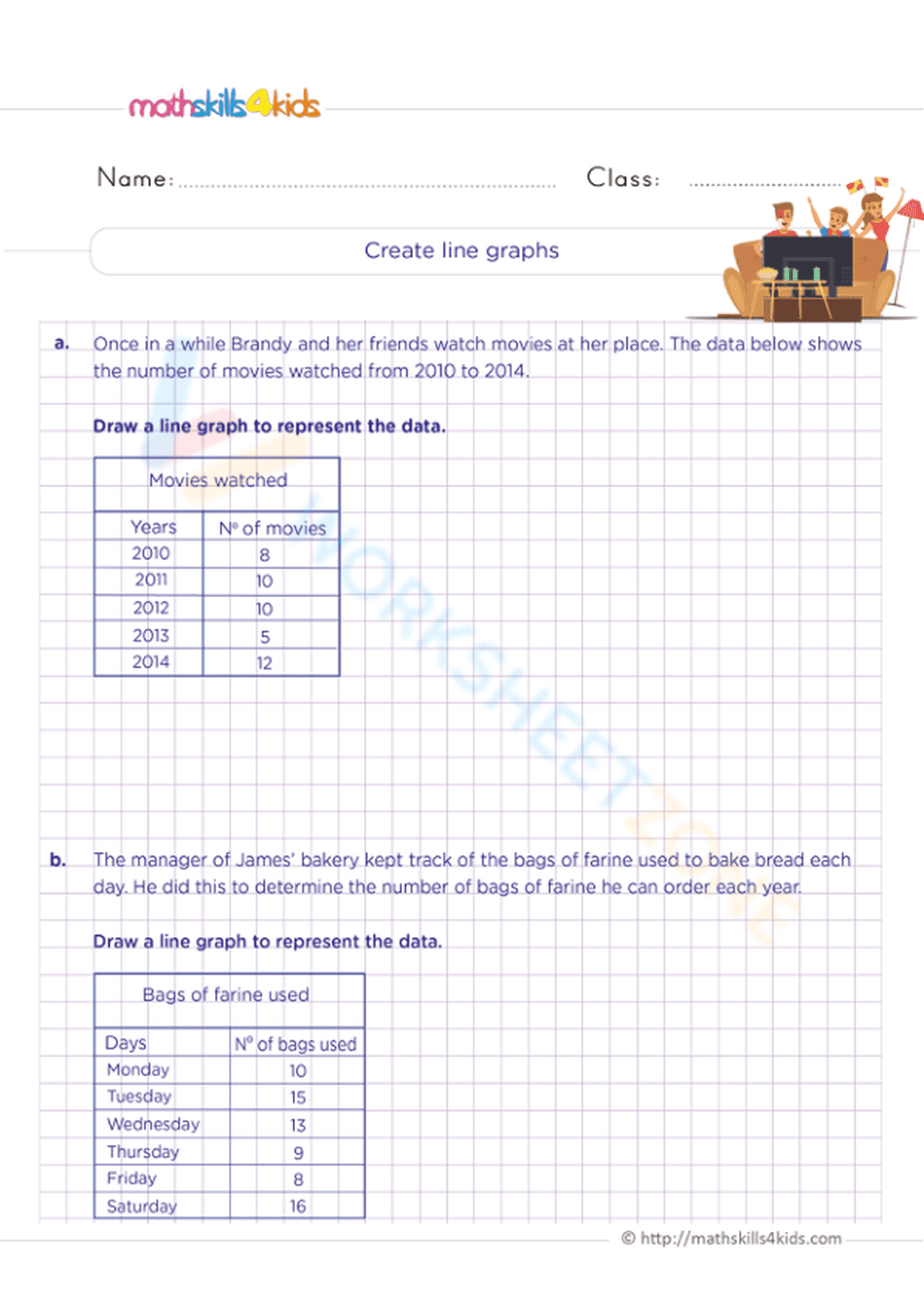 Create line graphs 2 - Page 1