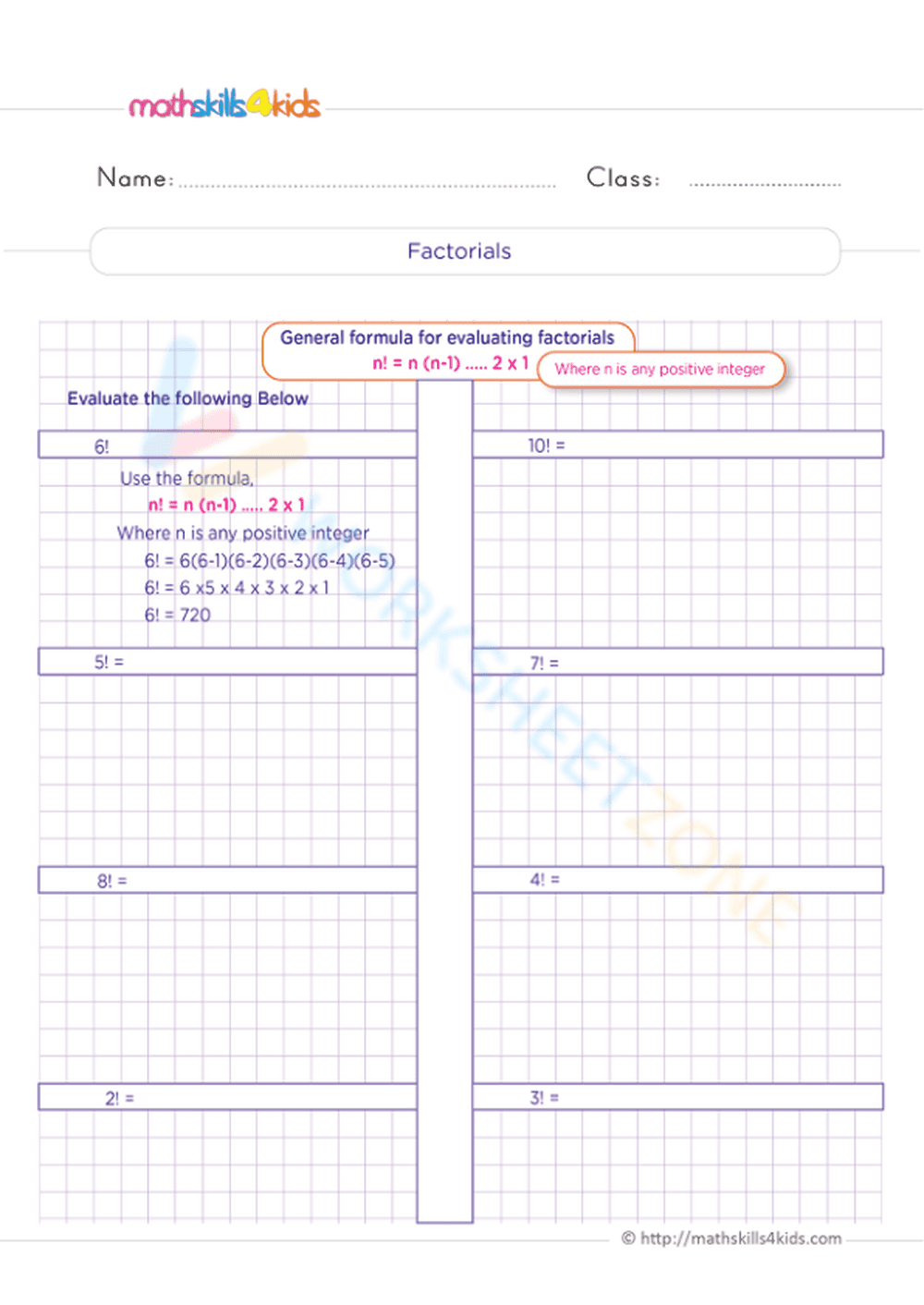 Factorials - Page 1