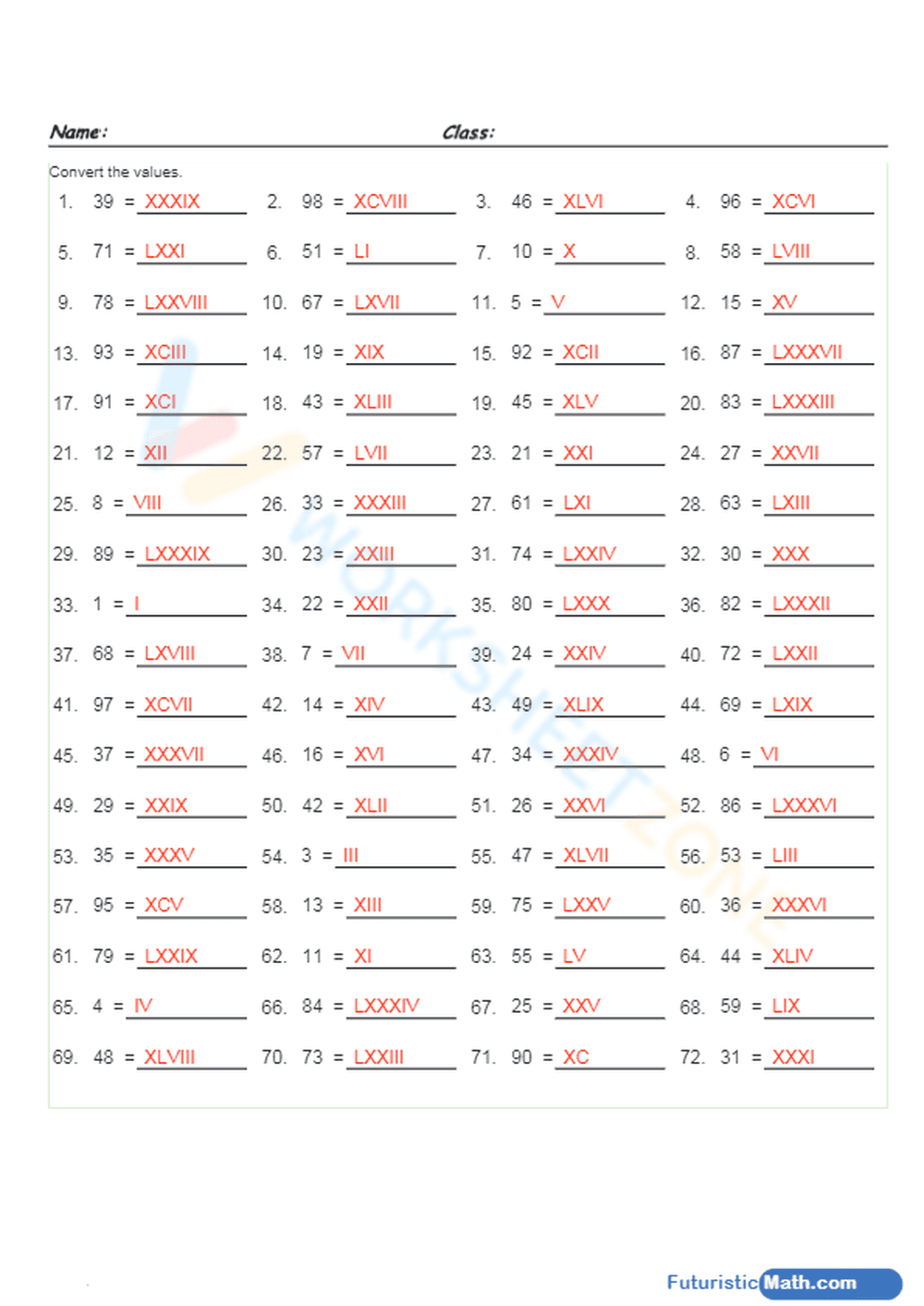 Converting Arabic to Roman numerals - Page 2