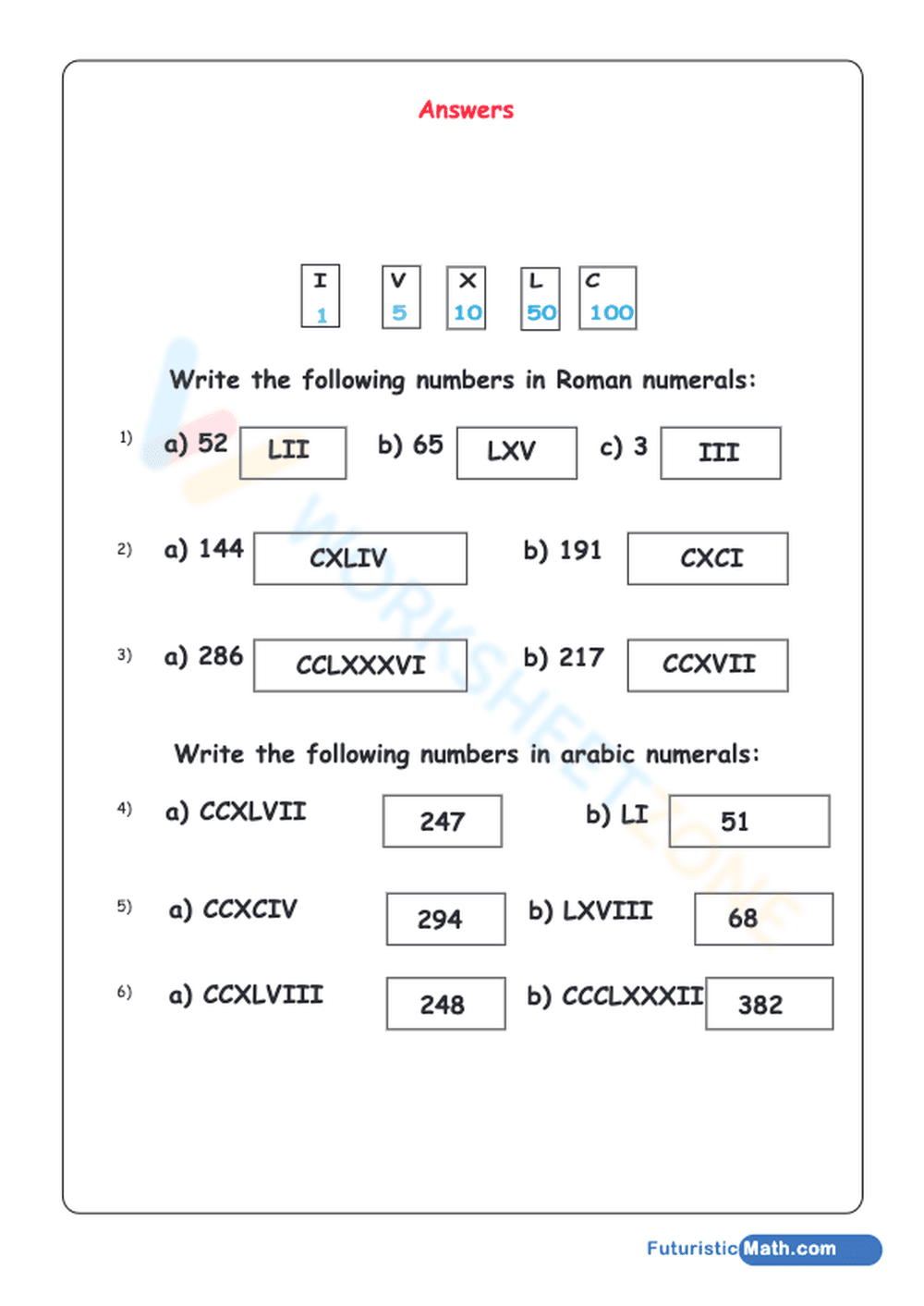 Roman numerals - Page 2