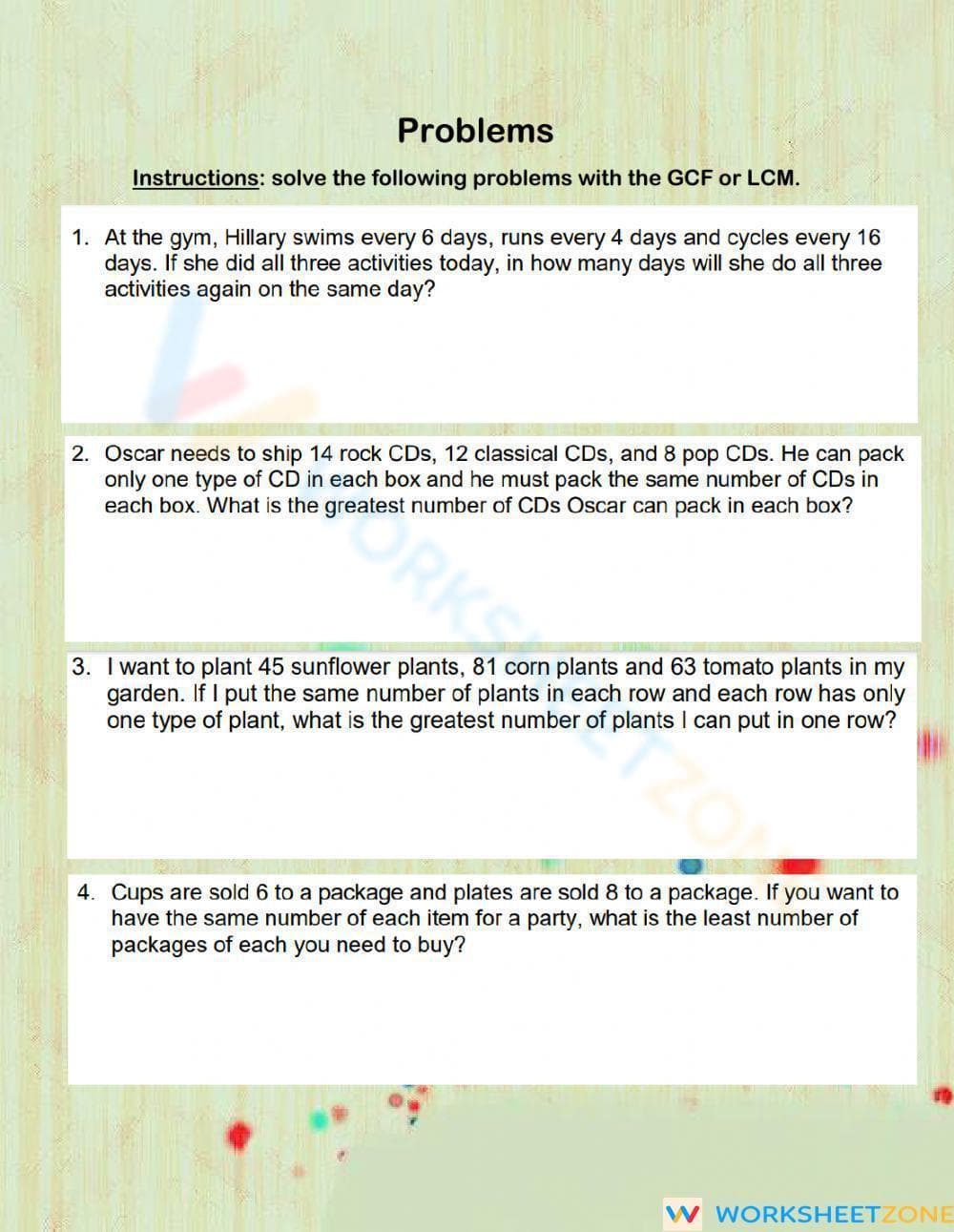 Factoring worksheet 1 - Page 3