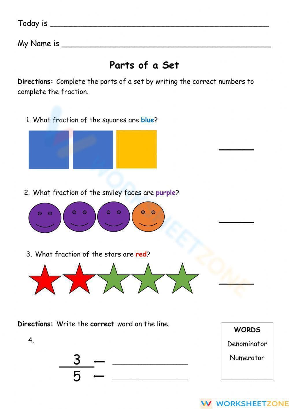 Parts of A Set - Page 1