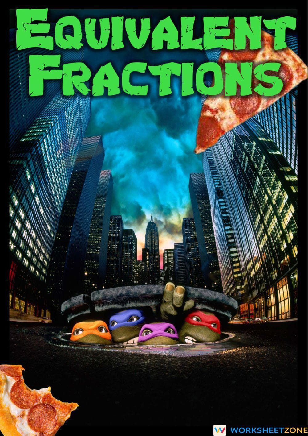 Equivalent Fractions - Page 1