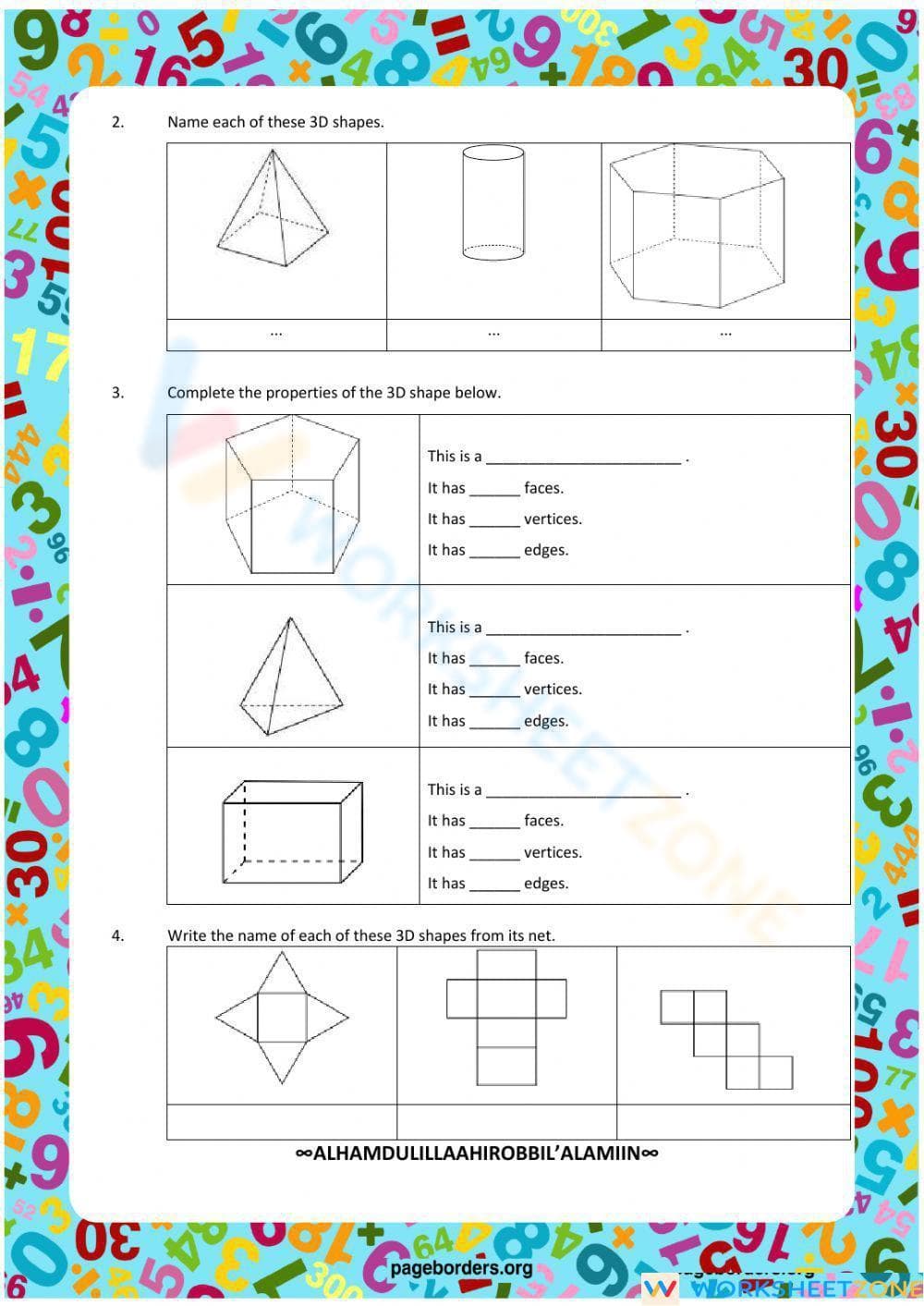 Properties of 3D Shapes - Page 2