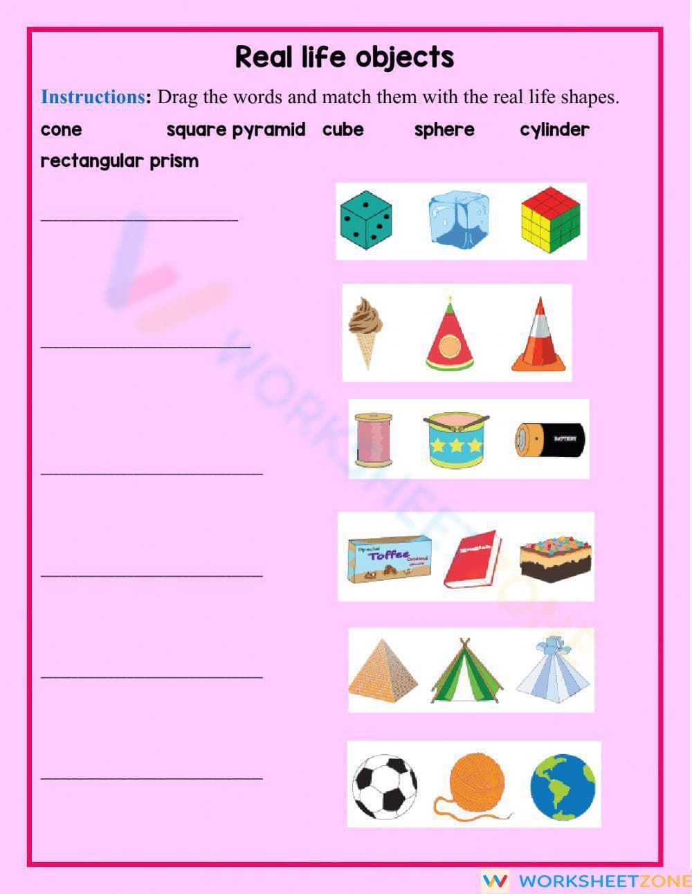 Identifying and Classifying 3D Solid Shapes - Page 3