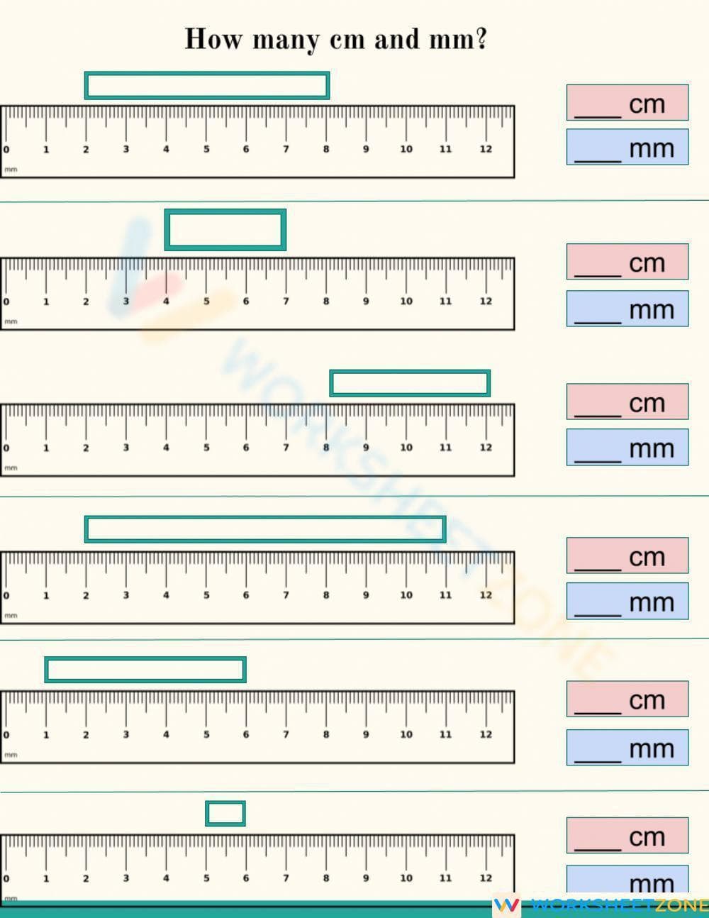Measuring Length - Page 1