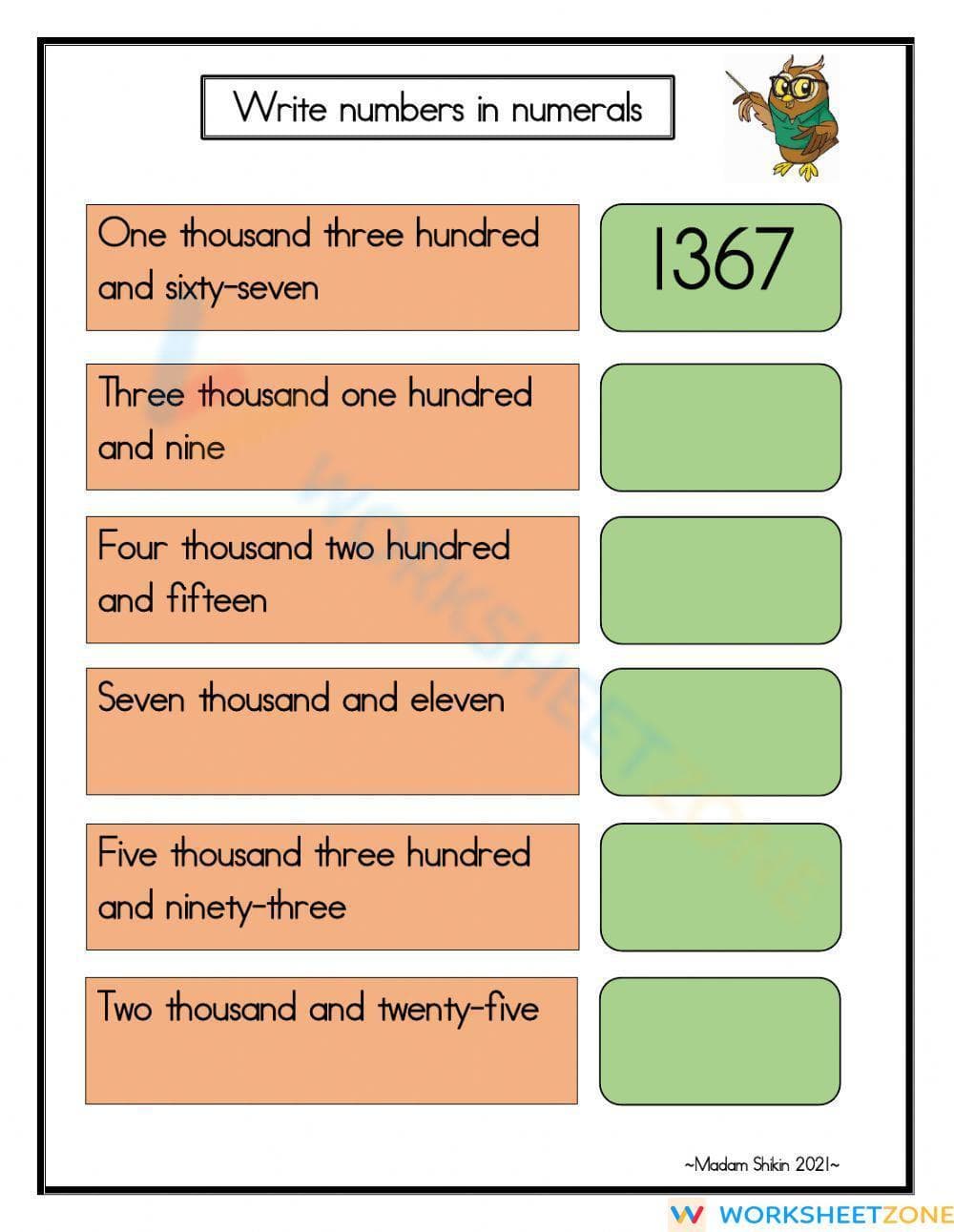 Number up to 10000 - Page 1