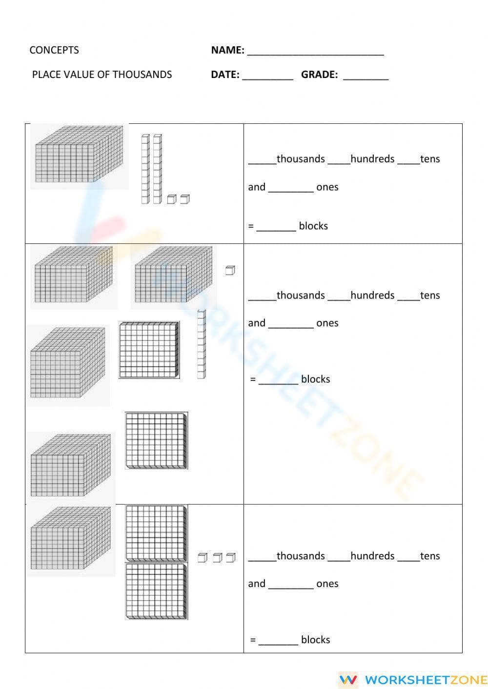 Place Value - Page 1