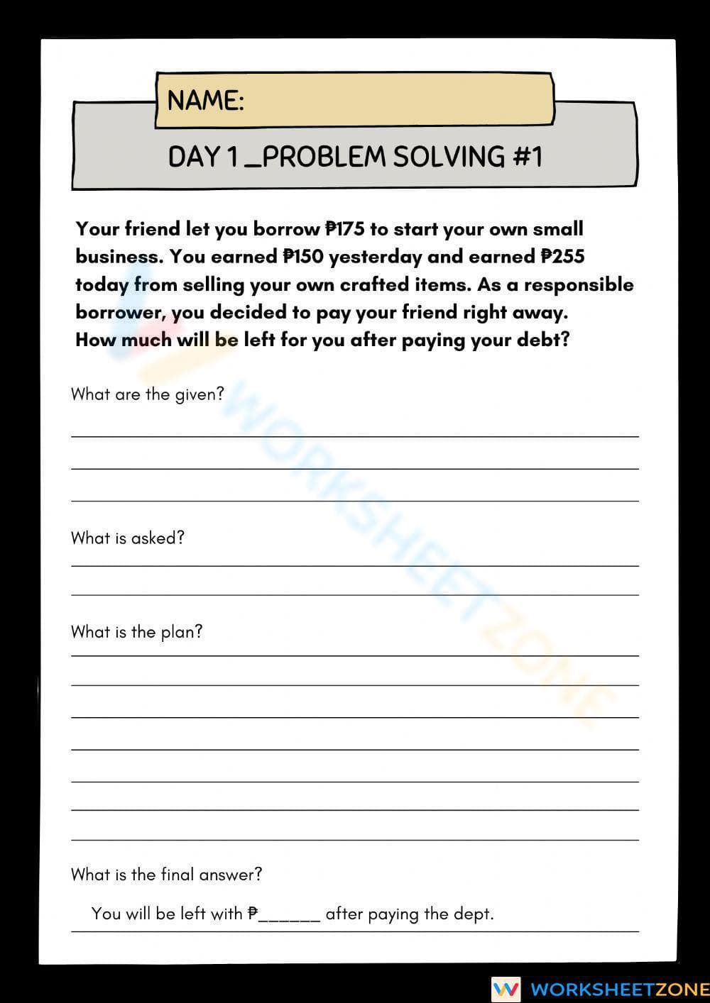 Day1-Problem Solving -1 - Page 1