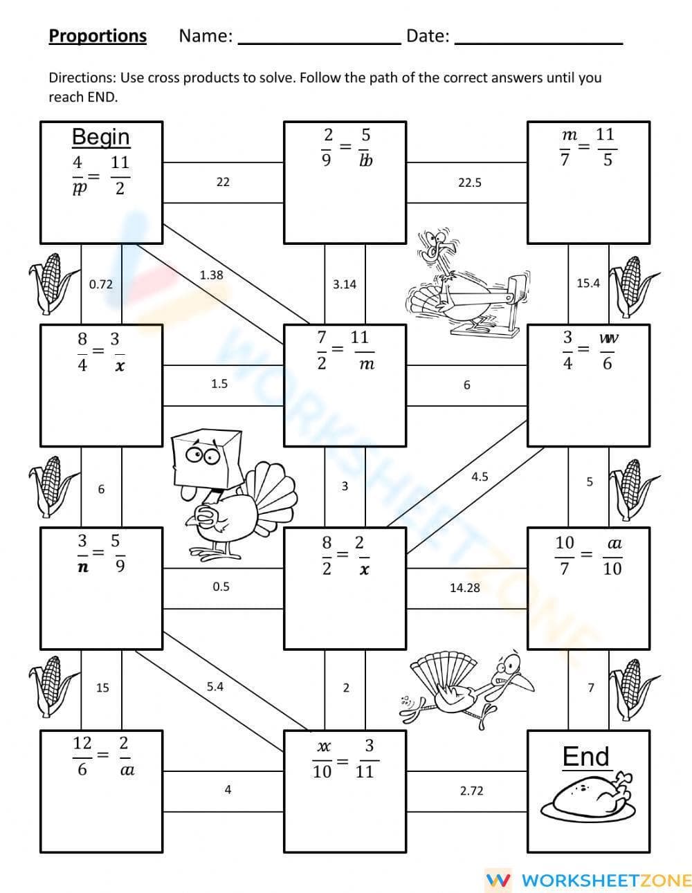 Puzzl Ratios - Page 1