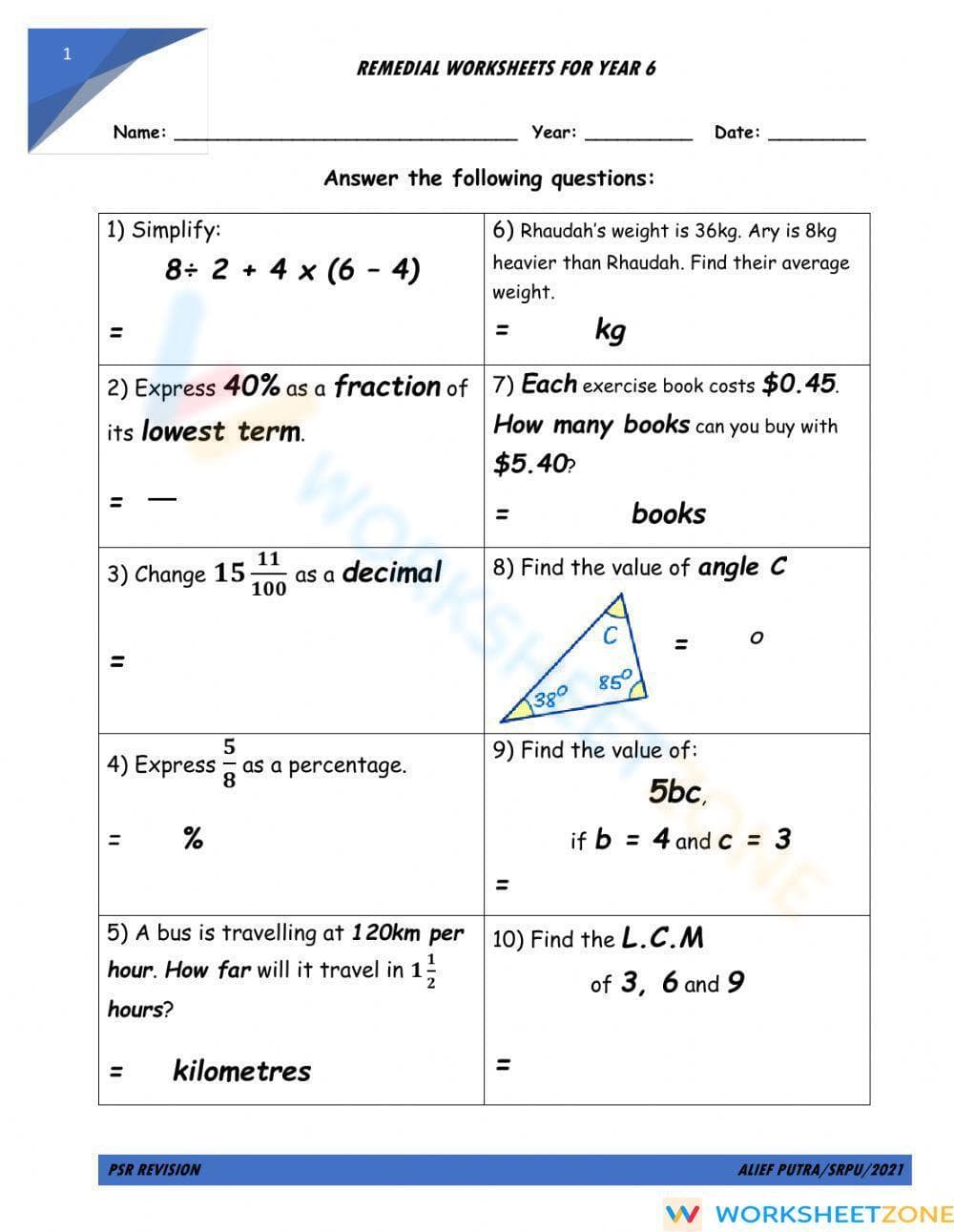 Psr revision 30 - Page 1