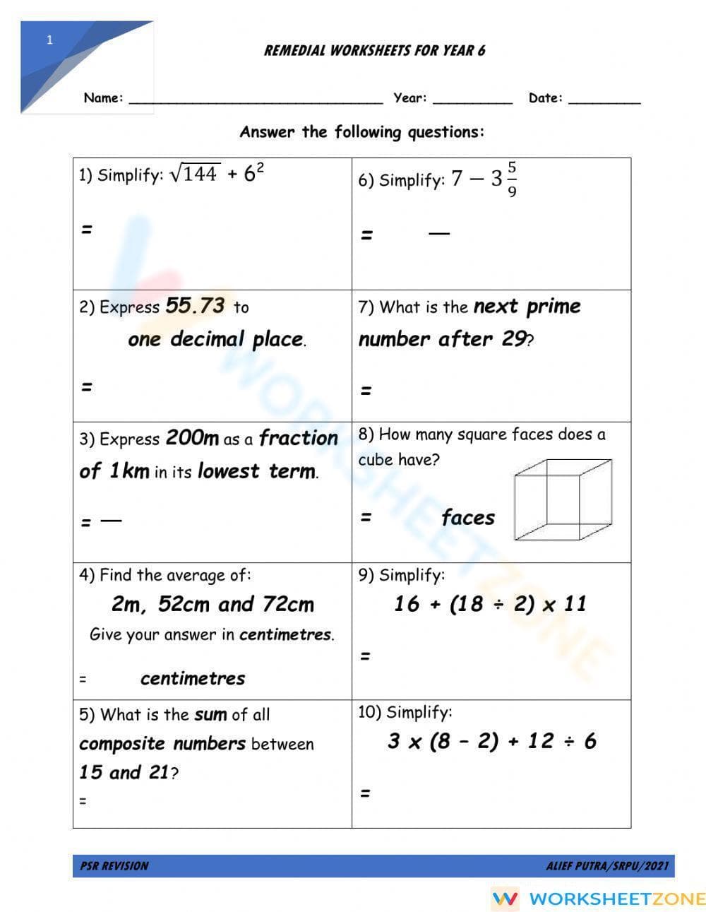 Psr revision 29 - Page 1
