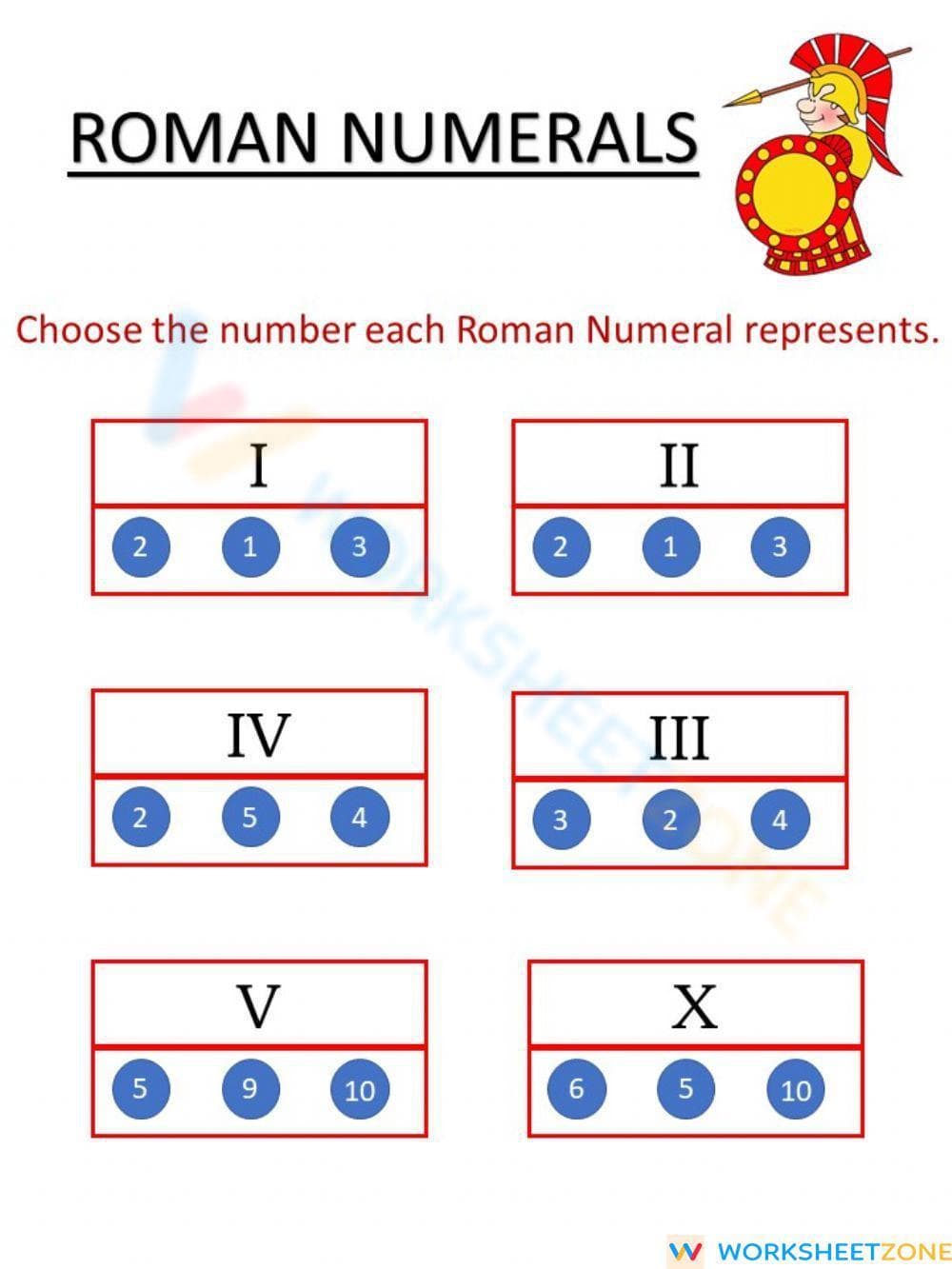 Advanced Roman Numerals - Page 1
