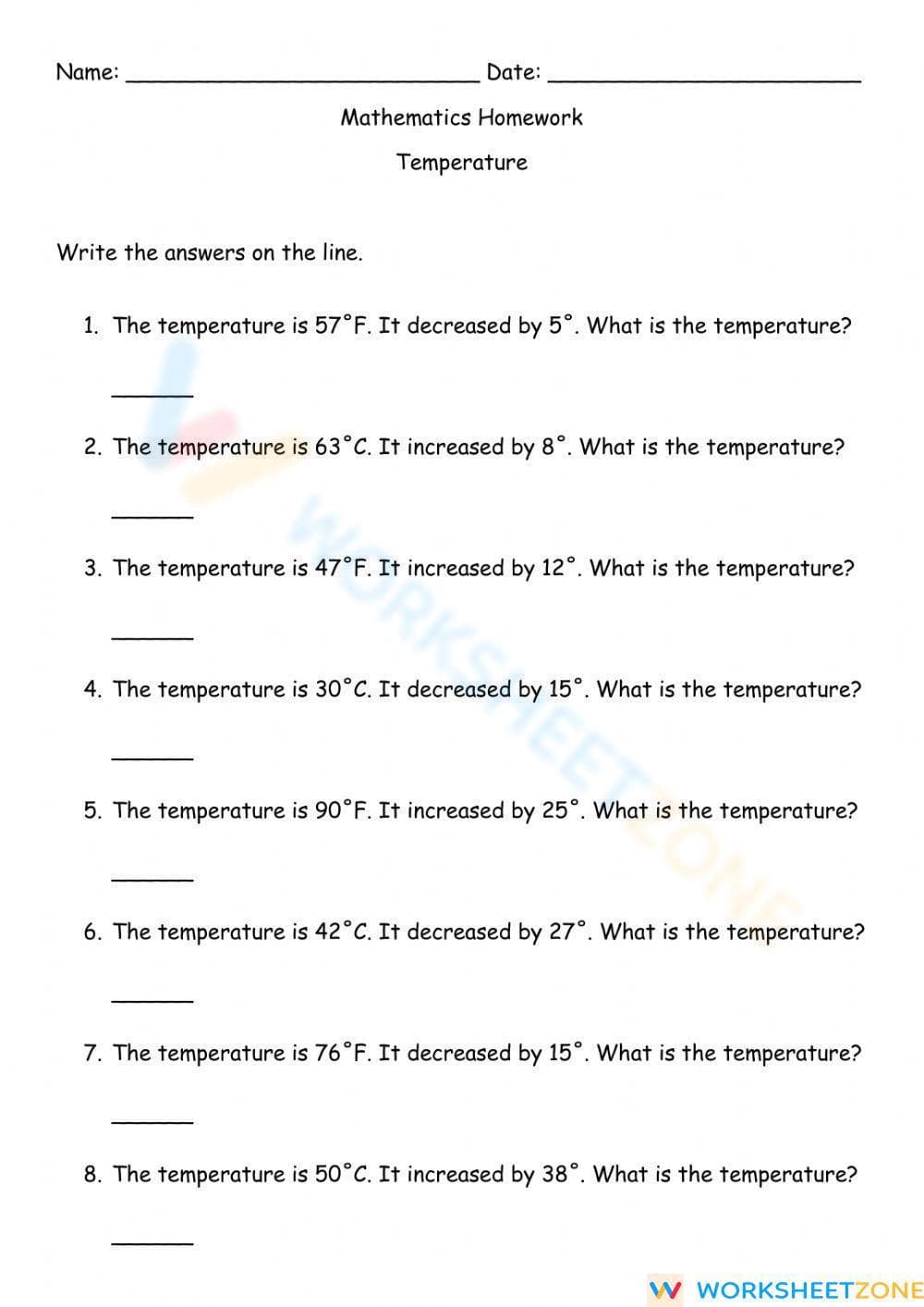 Temperature - Page 1