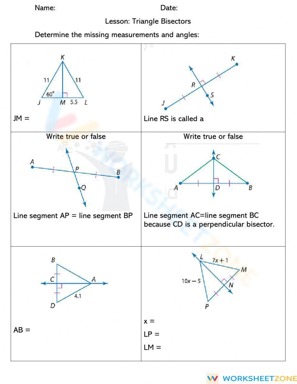 Triangle bisector - Page 1