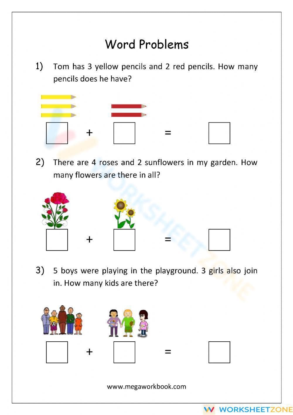 Story Sums Grade 1 - Page 1