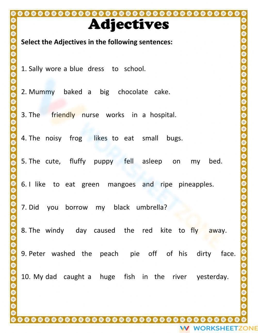 Adjectives - Page 1